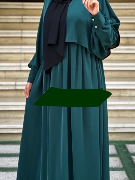 مانتو عبایی ترنم مشکی