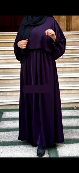 مانتو عبایی ترنم مشکی