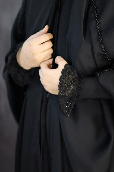 ساق پرنسسی نگین دار مشکی